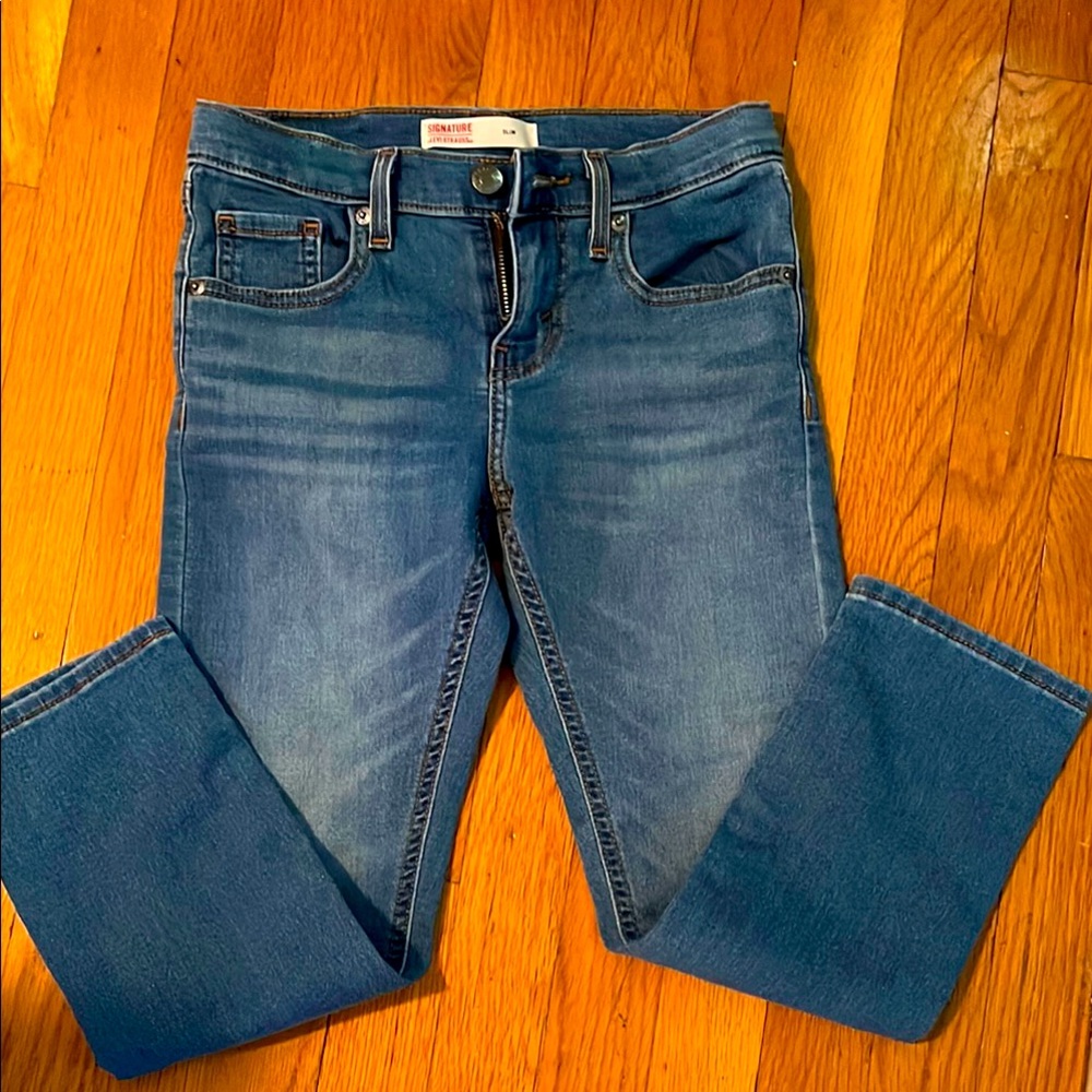 Signature by Levi Strauss Blue Skinny Jeans